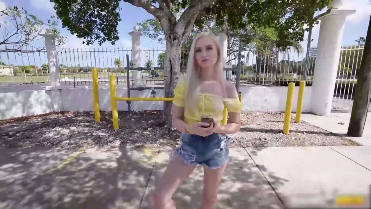 [高清无码]金发小姐姐被用钱搭讪引诱上车大开腿爆